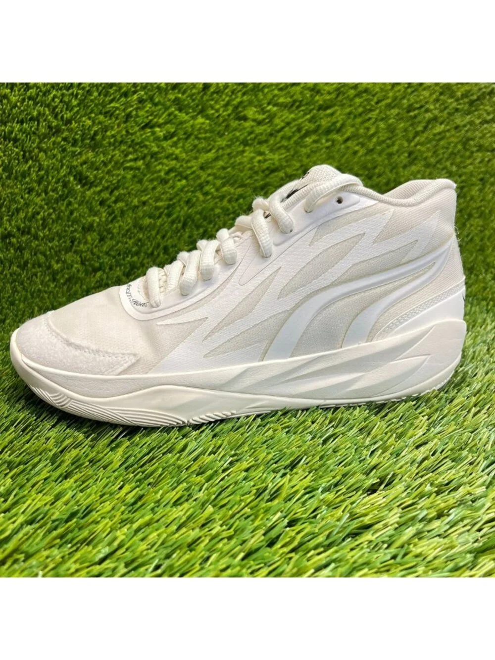 Puma MB.02 Whispers Boys Size 6.5Y Ivory Athletic Basketball Shoes Sneakers